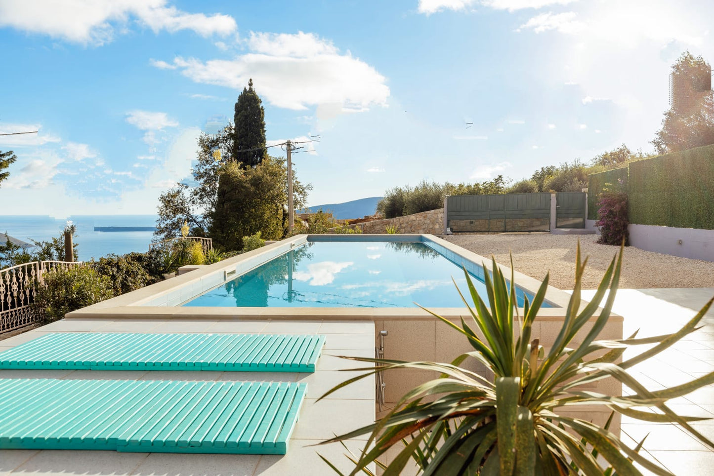 Modern Villa with Panoramic Views and Private Pool Above Herceg Novi