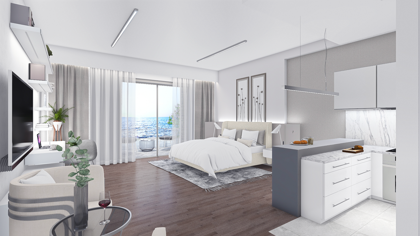 Studio Apartment In The NEW Luxury AMMA Resort In Čanj