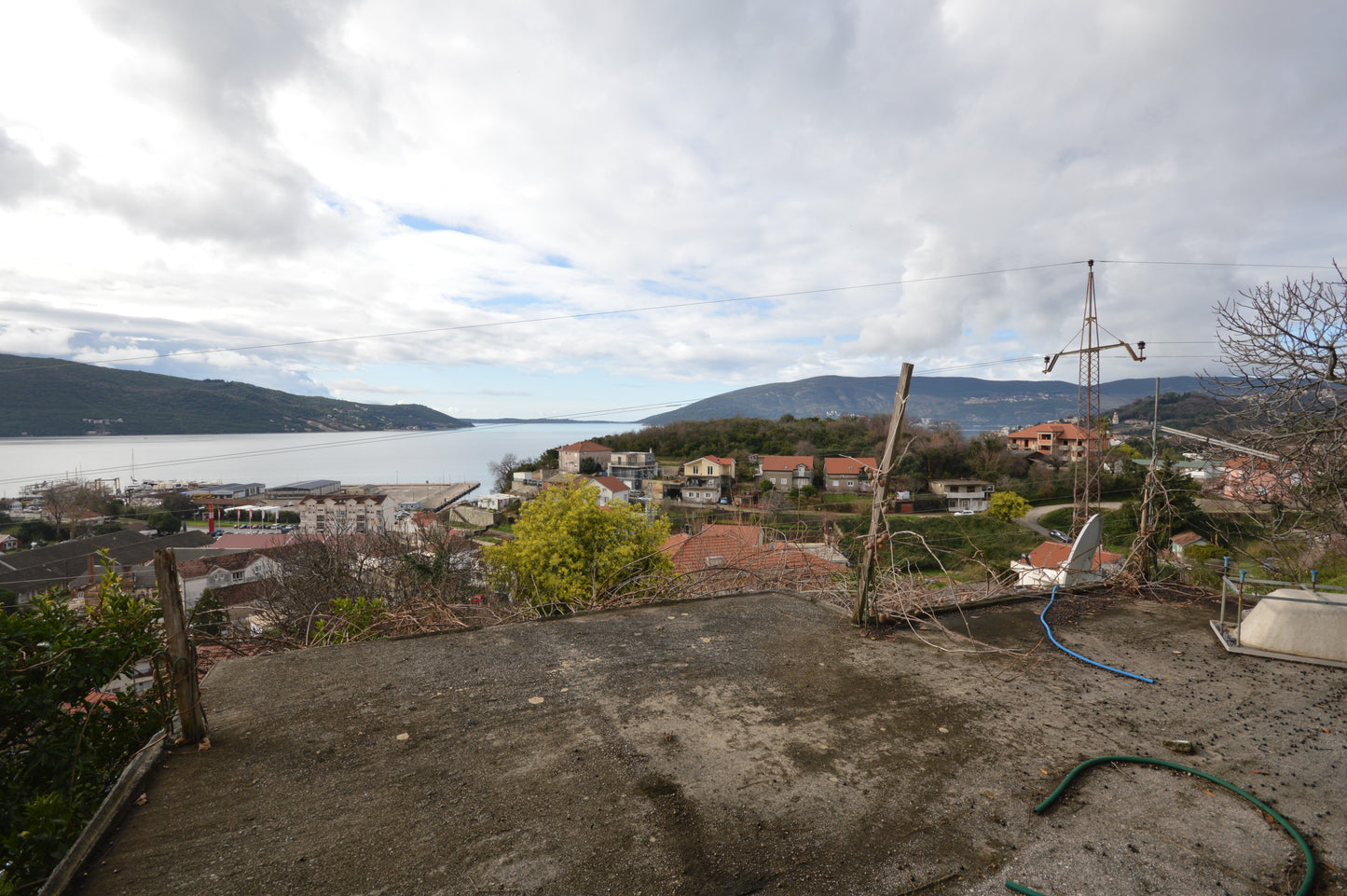 Plot Of Land for sale With Sea View And Small House In Zelenika Montenegro