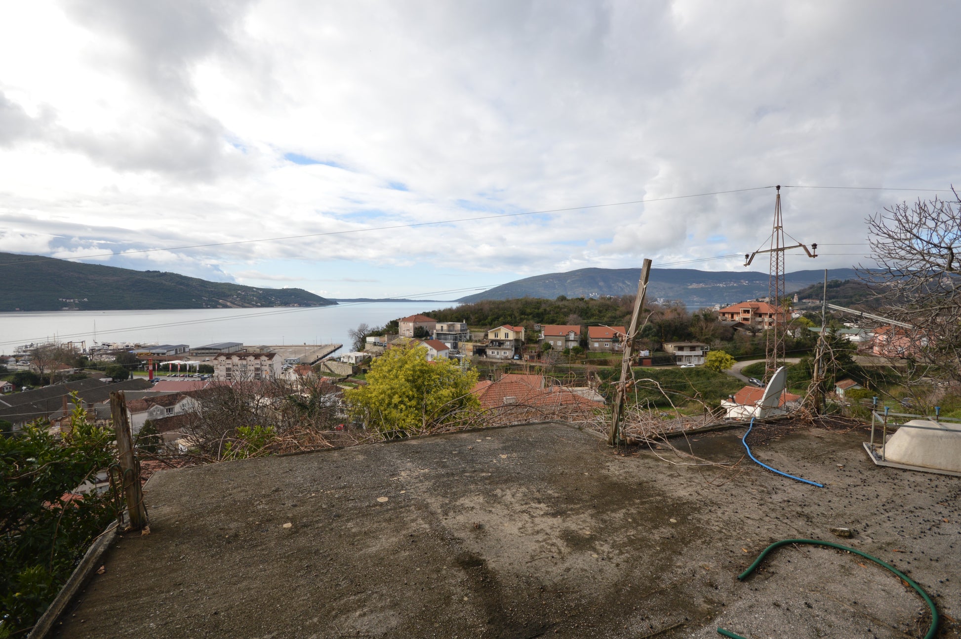Plot Of Land for sale With Sea View And Small House In Zelenika Montenegro