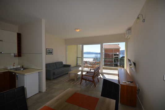 holiday home apartment with pool and sea view in bijela