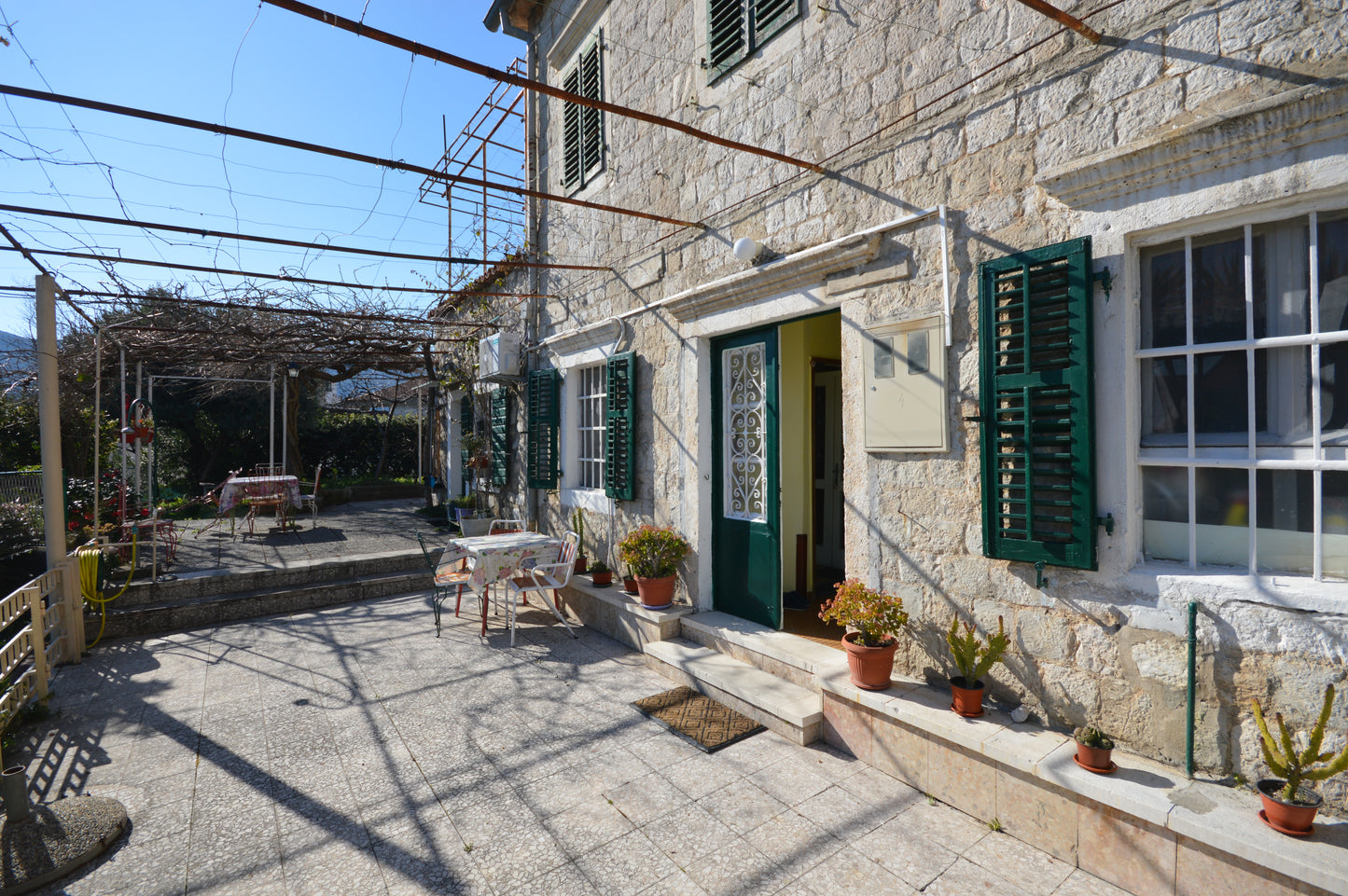 property holiday home stone house for sale in igalo with sea view