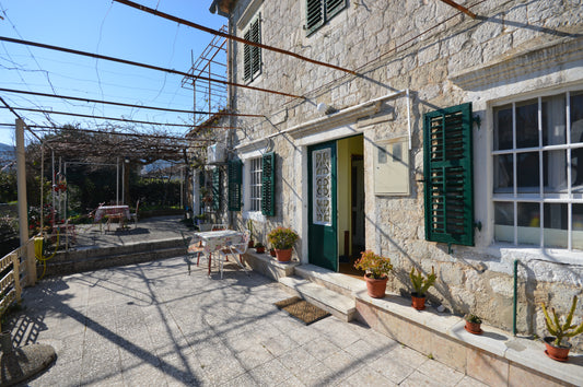 property holiday home stone house for sale in igalo with sea view