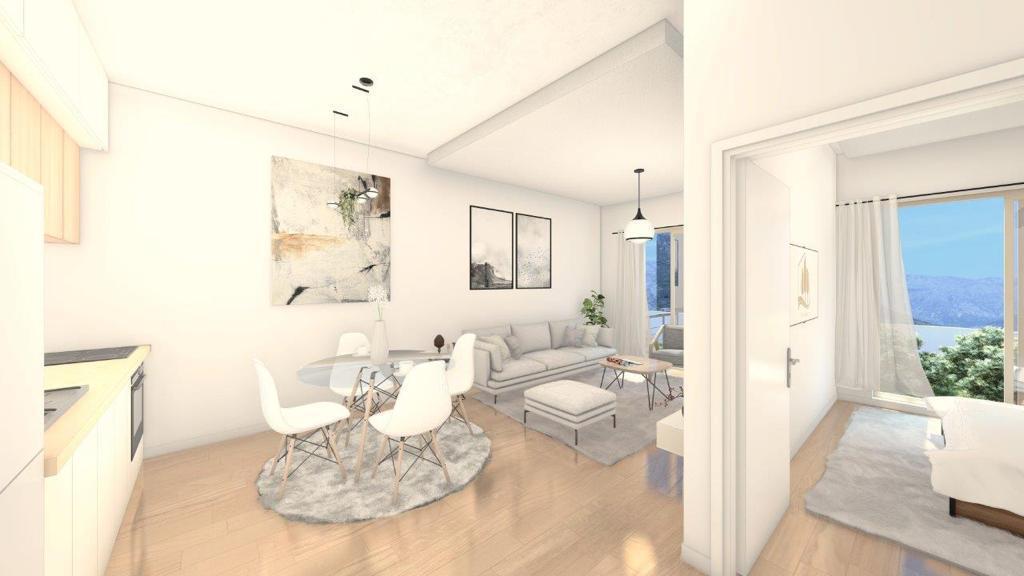 Modern Apartments With Sea View In New Complex In Dobrota