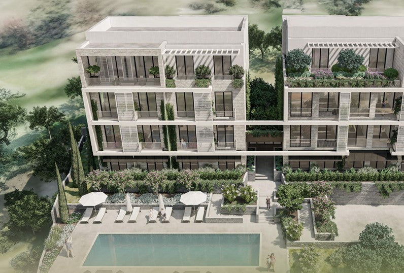 New Modern Apartment Complex With Sea View & Pool In Kumbor