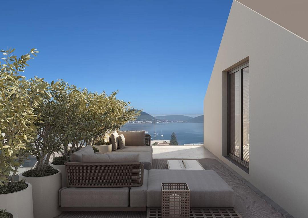 Duplex Penthouse With 180° Sea View In Boka Place, Porto Montenegro