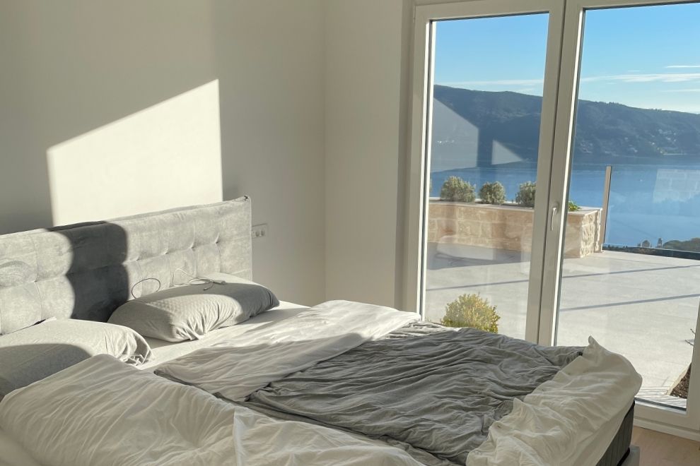 Modern Villa in Podi With Sea View, Private Pool & Garage