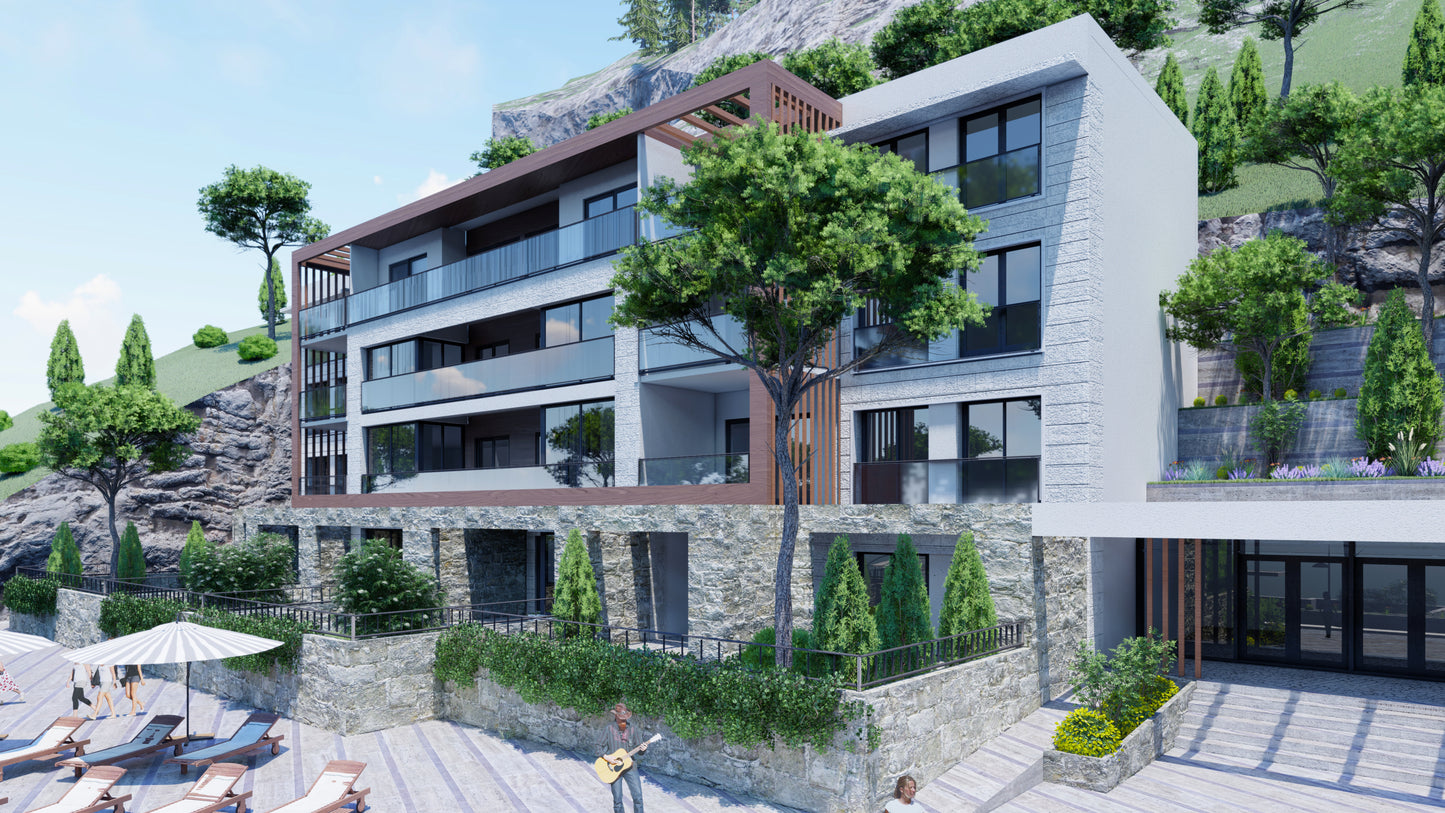 Studio Apartment In The NEW Luxury AMMA Resort In Čanj