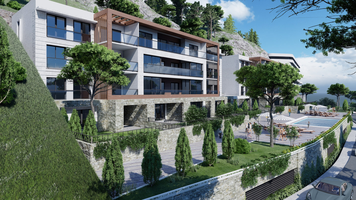 Studio Apartment In The NEW Luxury AMMA Resort In Čanj