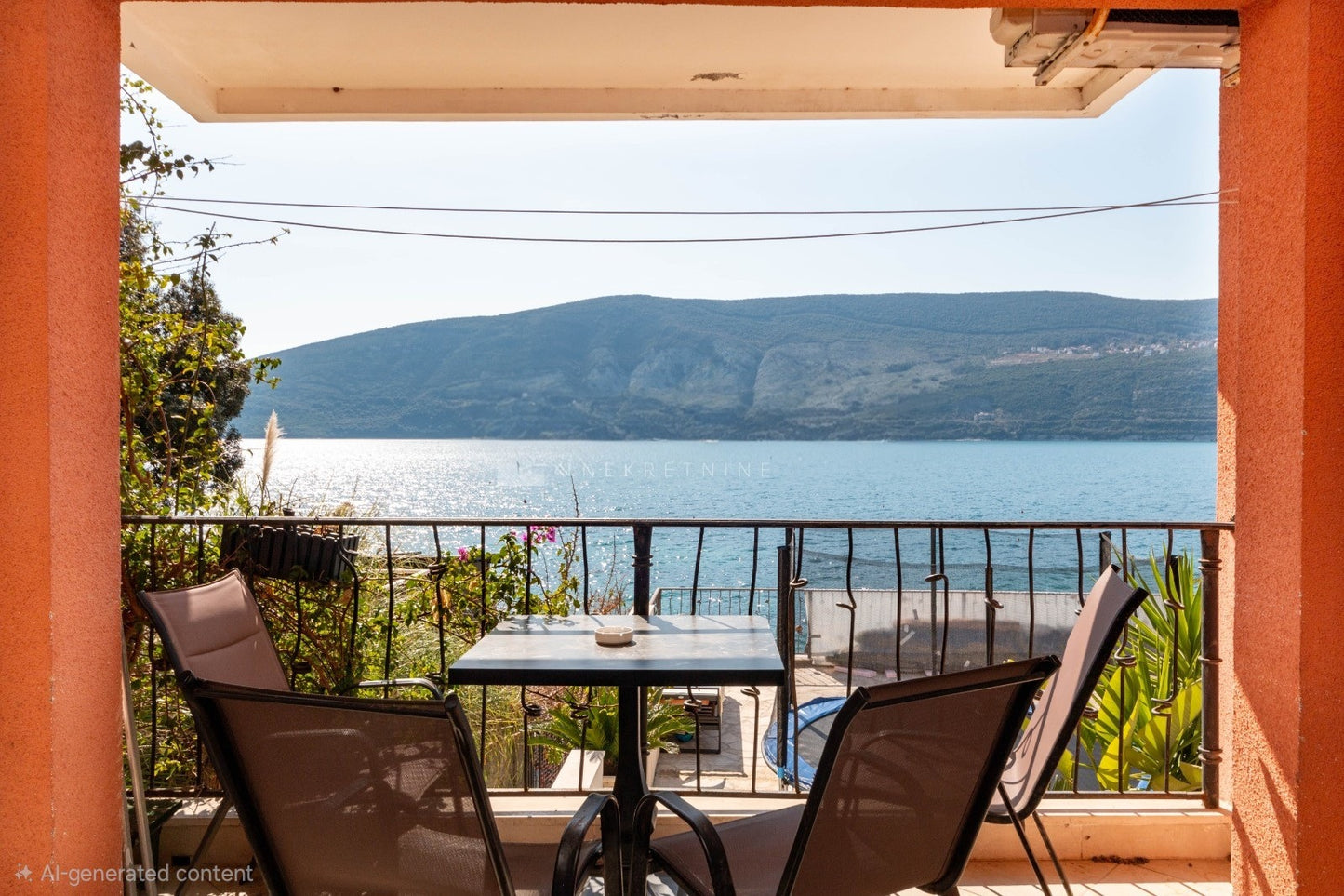 1 Bedroom Apartment With Large Terrace On The First Line To The Sea In The Centre Of Herceg Novi