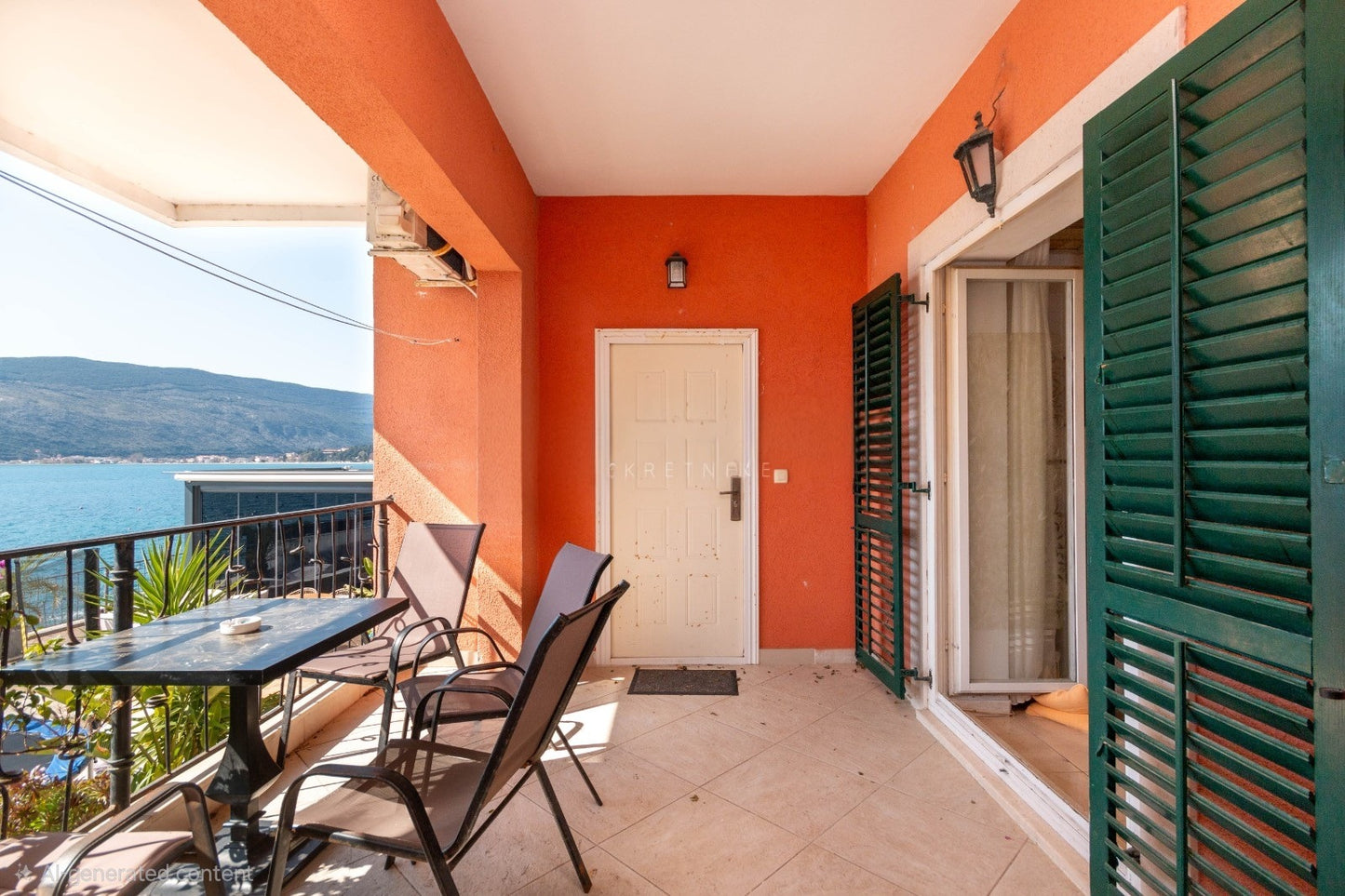 1 Bedroom Apartment With Large Terrace On The First Line To The Sea In The Centre Of Herceg Novi