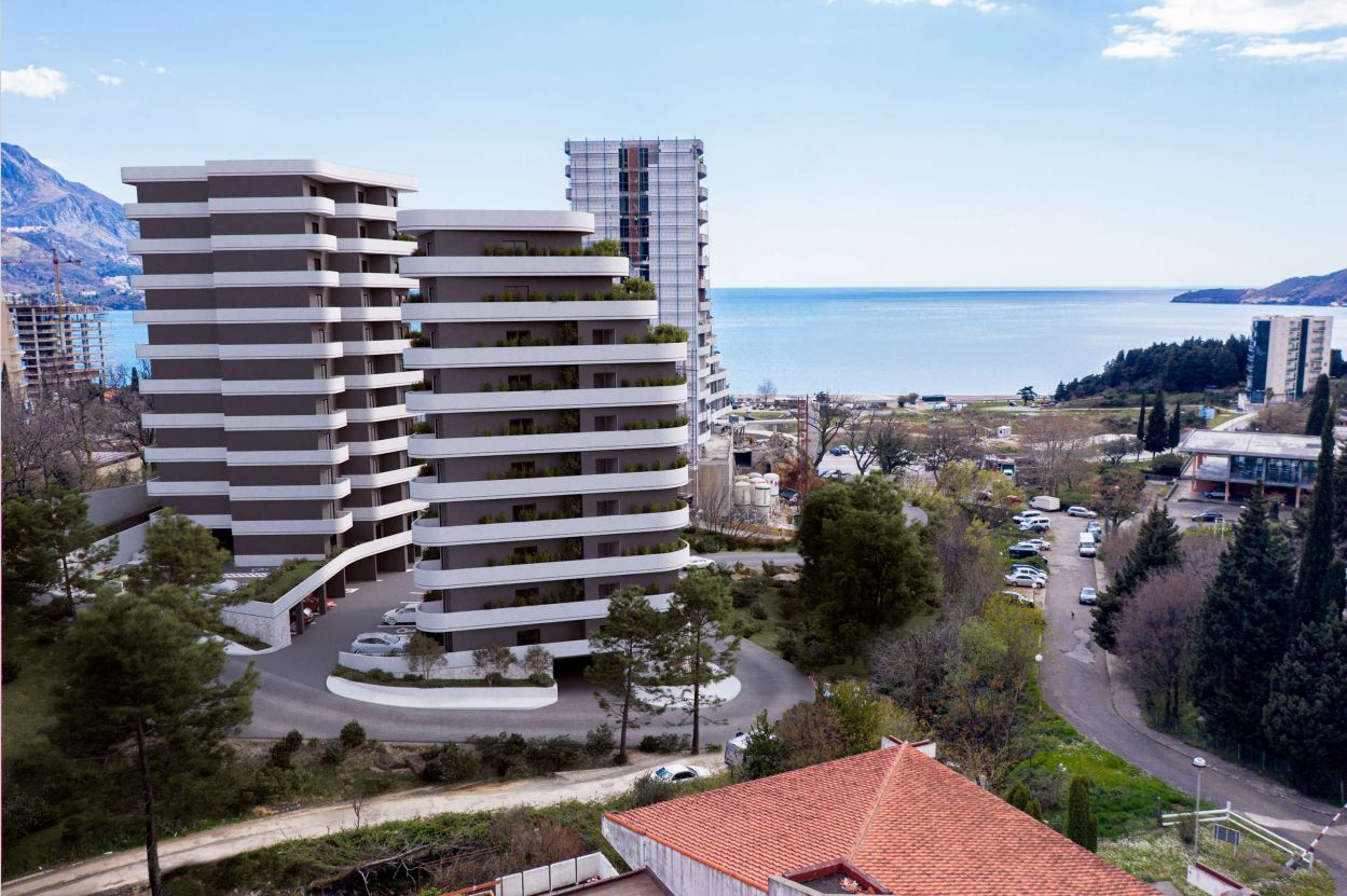 Sea View Apartments In New Residential Complex In Becici, Budva