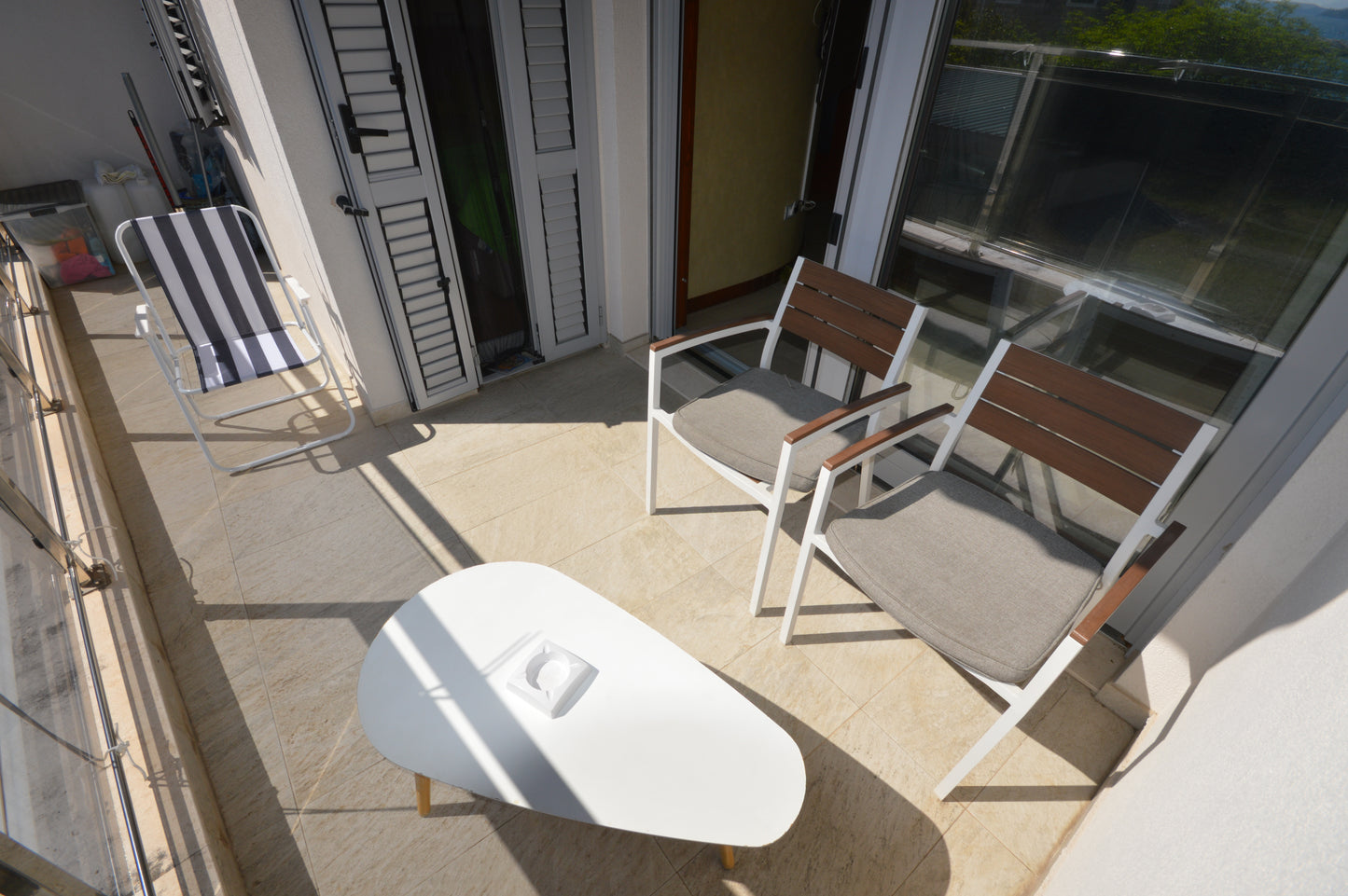 Front Line Apartment With Parking & Sea View In Meljine