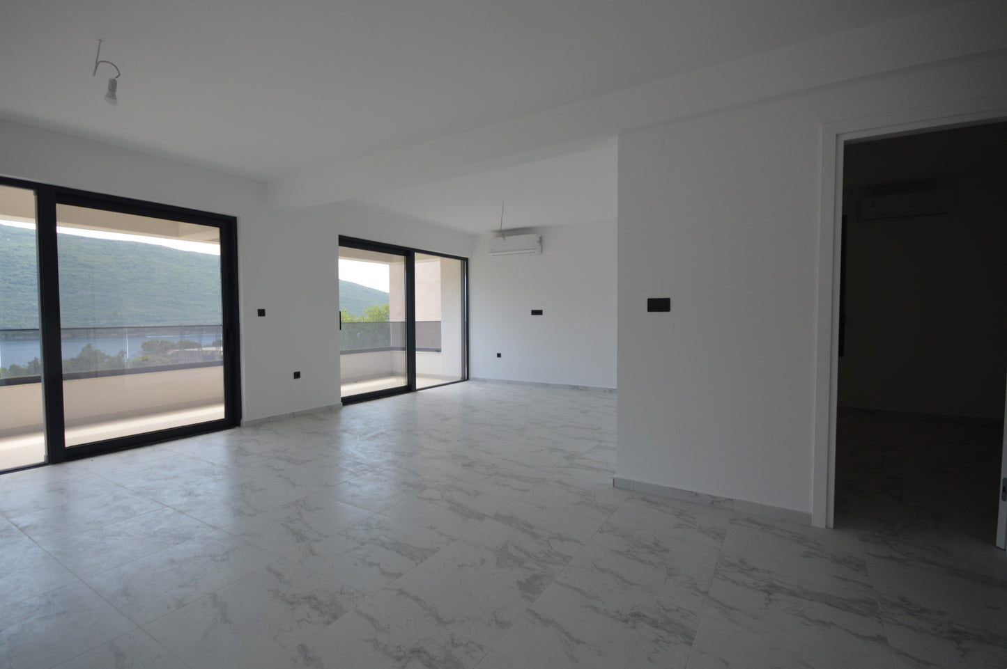 Spacious Ground Floor Apartment In New Building With Sea View In Kumbor