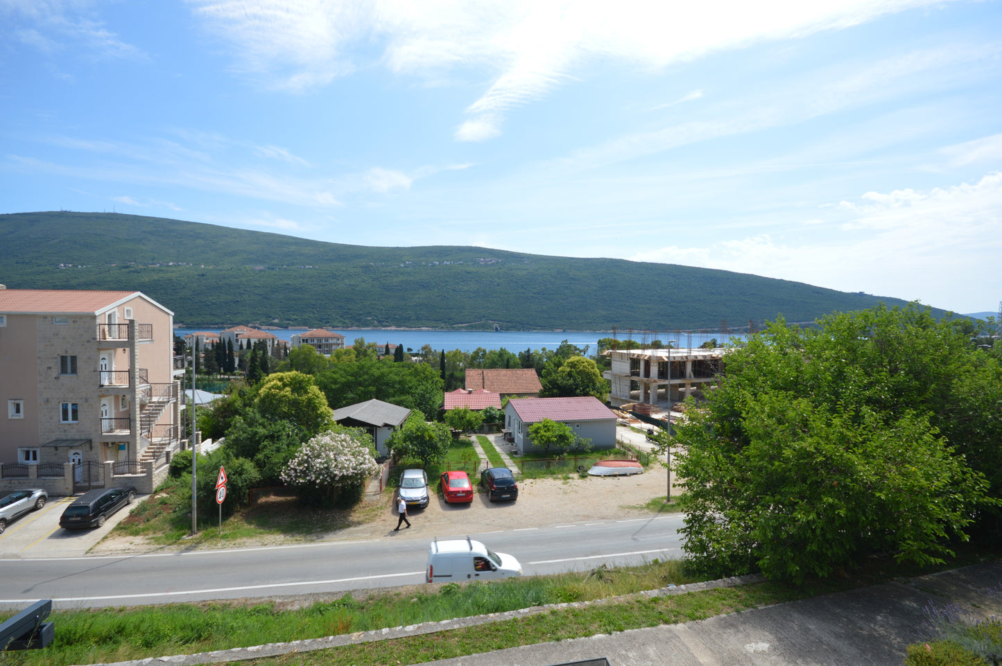 Spacious Ground Floor Apartment In New Building With Sea View In Kumbor