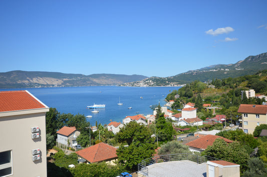 Modern Apartments in Kumbor With Sea View, Pool & Parking