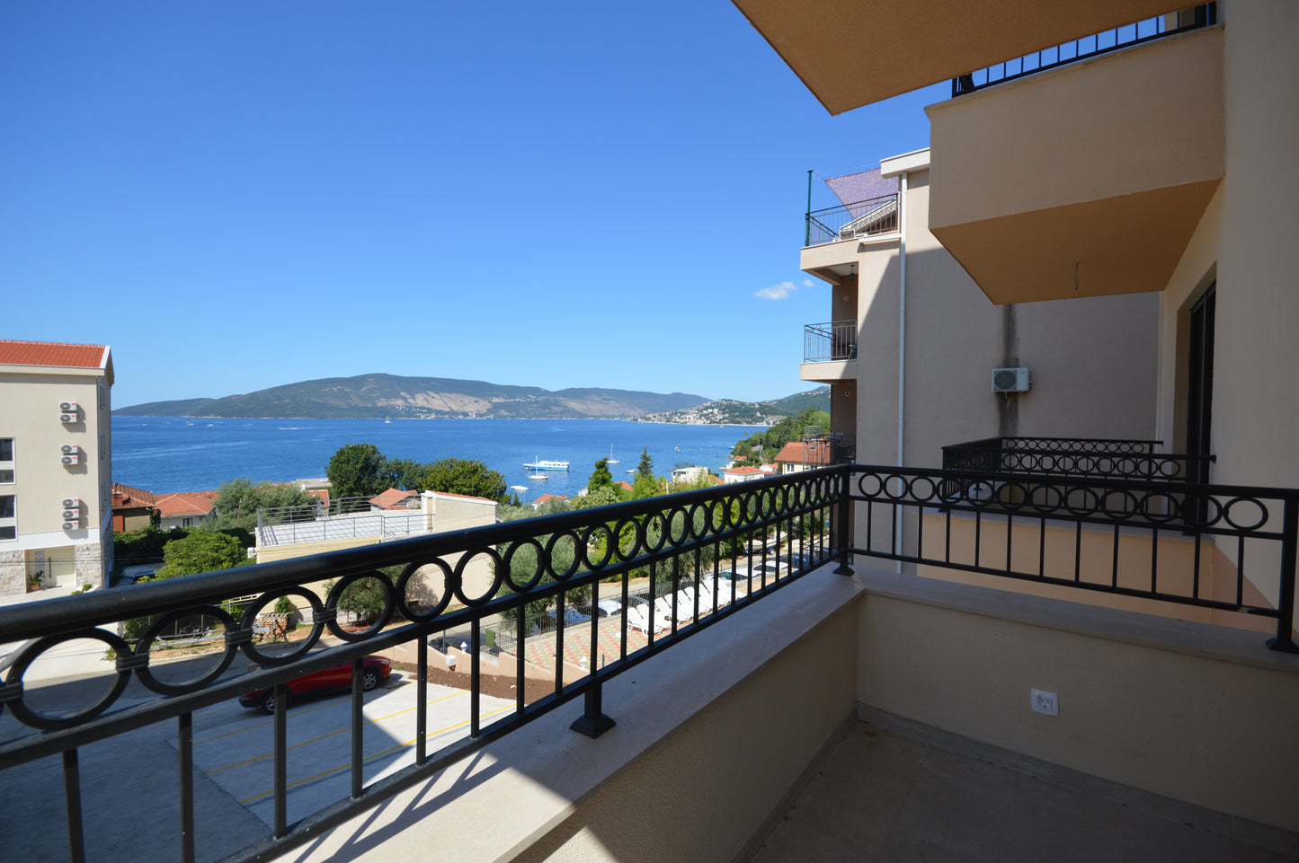 Modern Apartments in Kumbor With Sea View, Pool & Parking