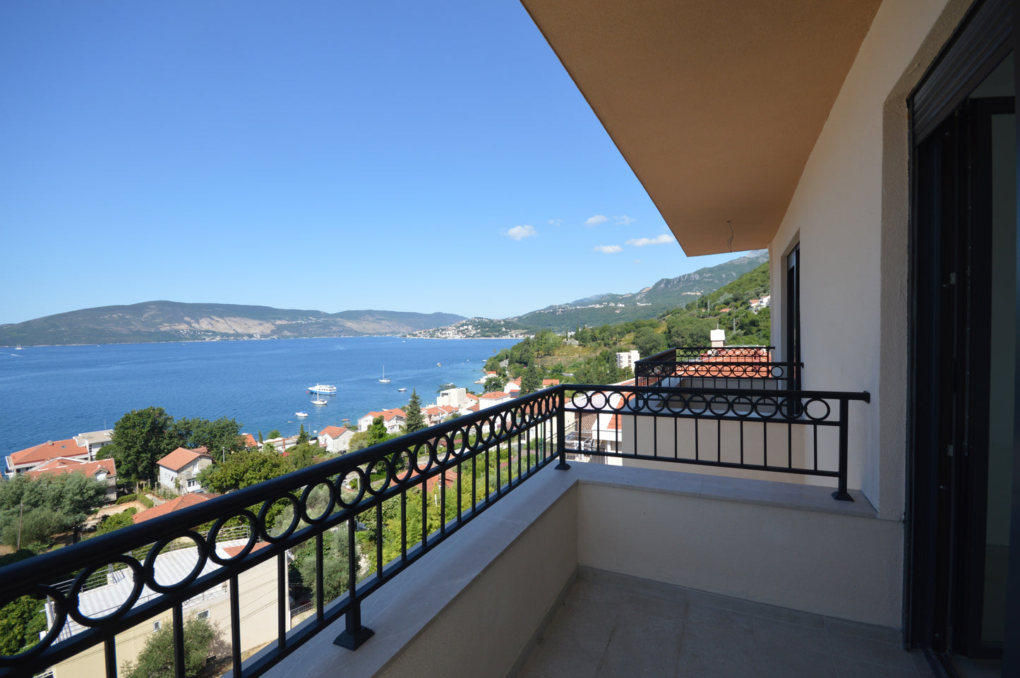 Modern Apartments in Kumbor With Sea View, Pool & Parking