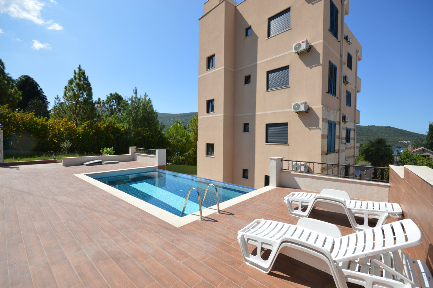 Newly Built Apartments in Kumbor With Sea View, Pool & Garage Parking