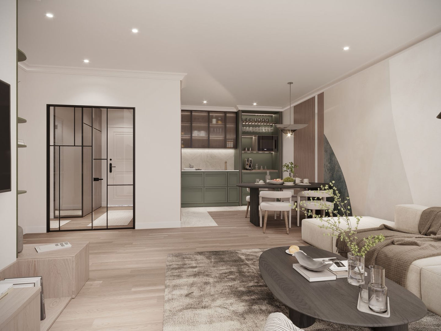 1 Bedroom Apartment Under Construction With Sea View in Kumbor