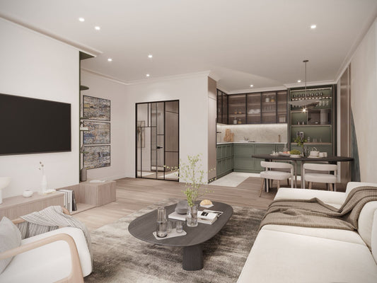 1 Bedroom Apartment Under Construction With Sea View in Kumbor