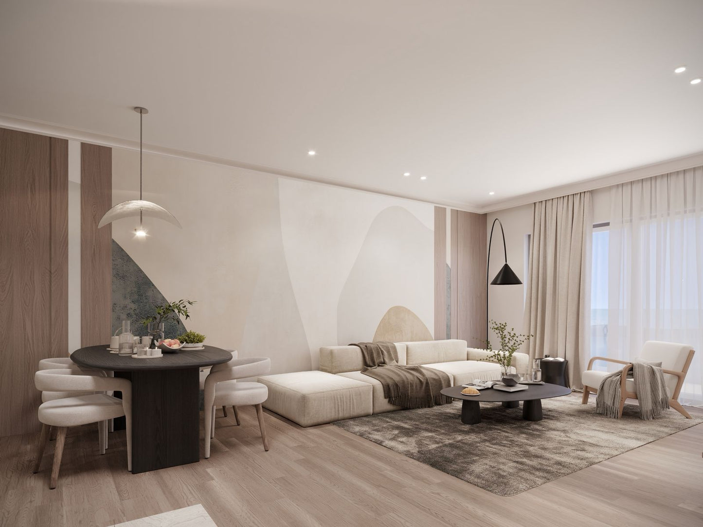 1 Bedroom Apartment Under Construction With Sea View in Kumbor