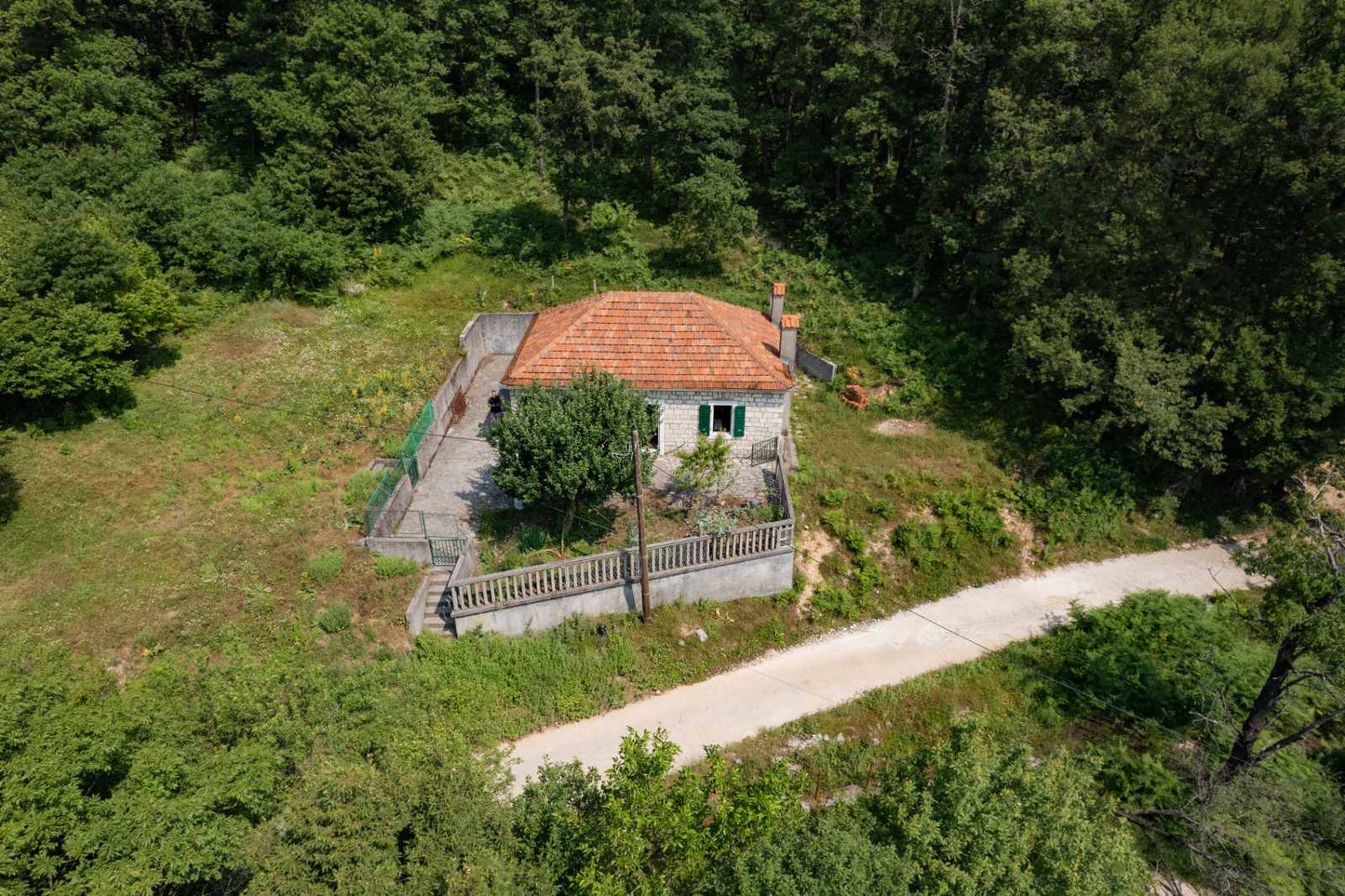 2 Bedroom Stone House In Kotor Bay Mountainside Surrounded By Woodland