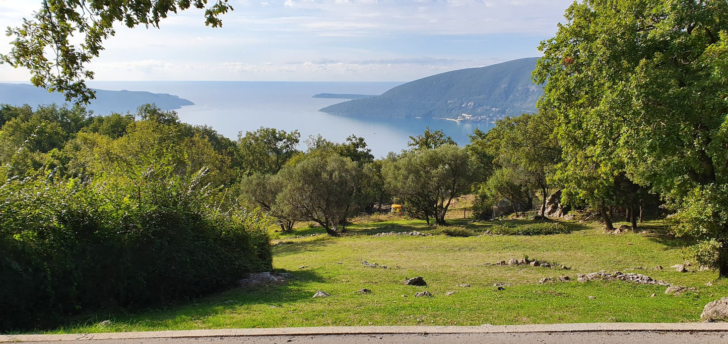 Urbanised Plot With Sea View In Trebesin, Herceg Novi