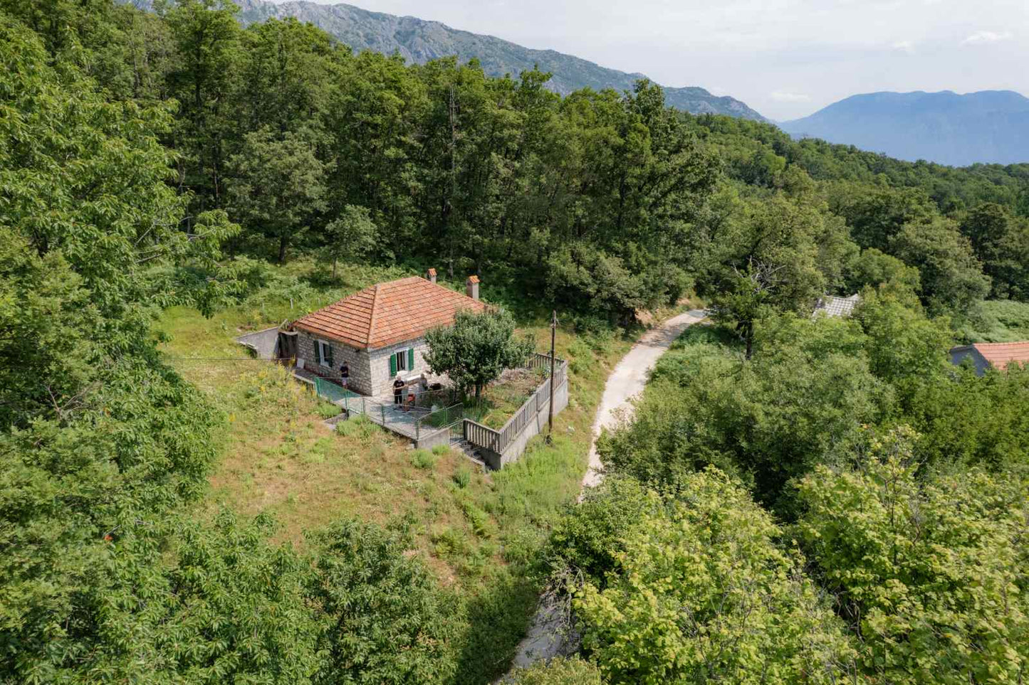 2 Bedroom Stone House In Kotor Bay Mountainside Surrounded By Woodland