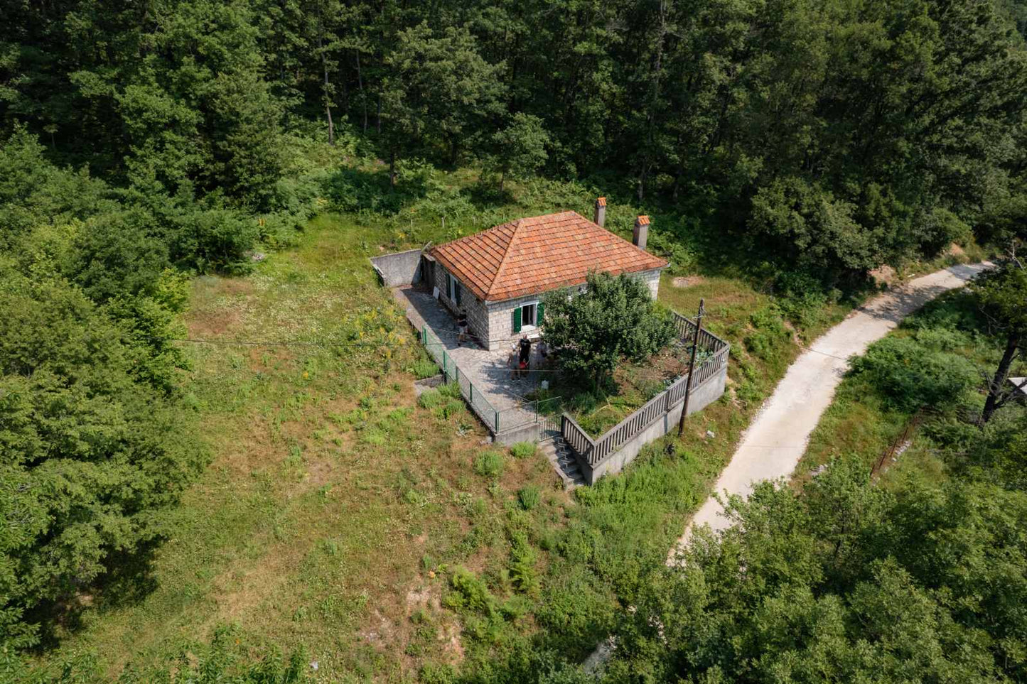 2 Bedroom Stone House In Kotor Bay Mountainside Surrounded By Woodland