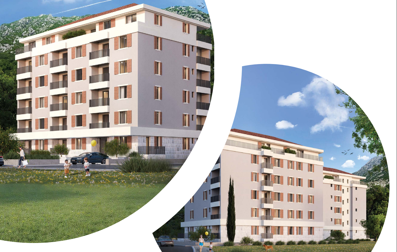 New Apartments Under Construction 400m From The Sea In Bijela