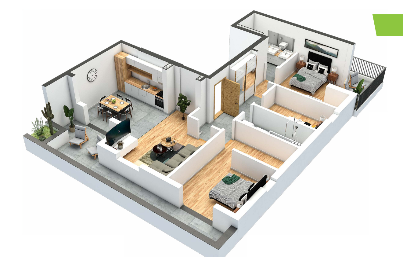 New Apartments Under Construction 400m From The Sea In Bijela
