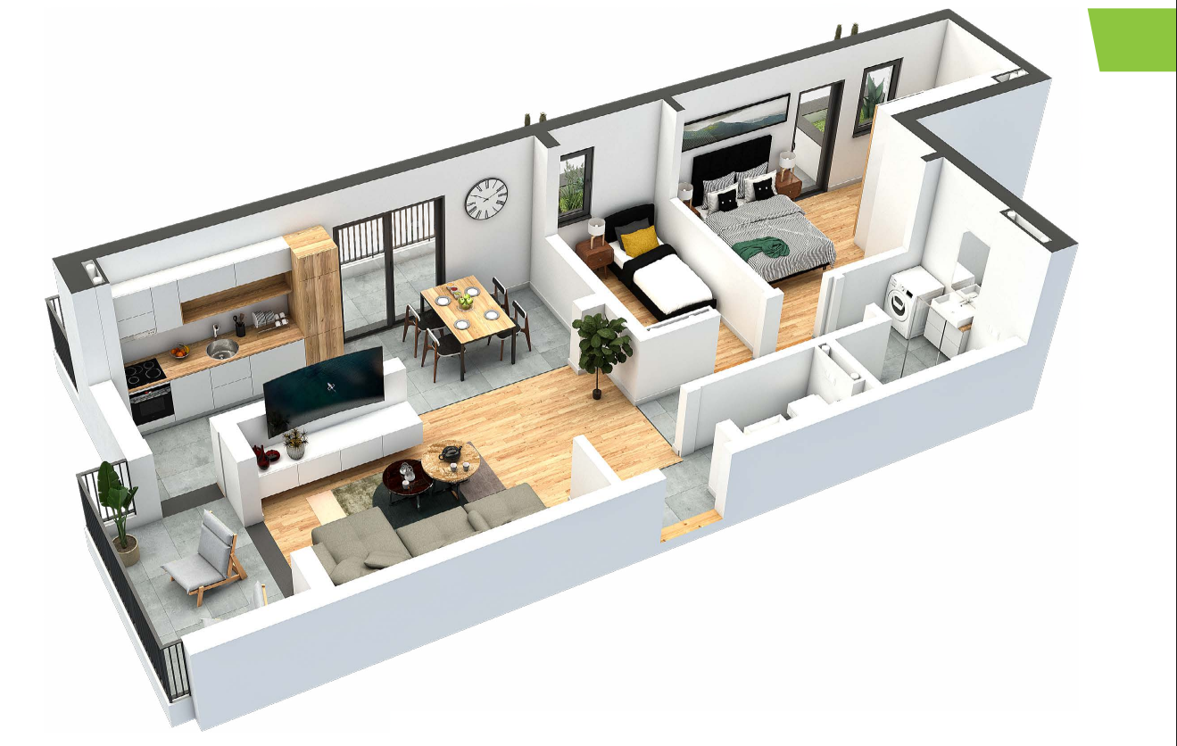 New Apartments Under Construction 400m From The Sea In Bijela