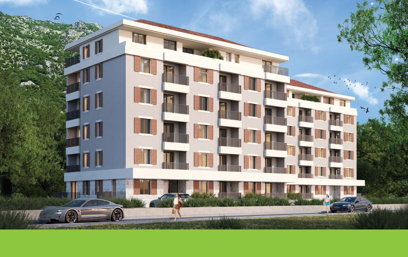 New Apartments Under Construction 400m From The Sea In Bijela